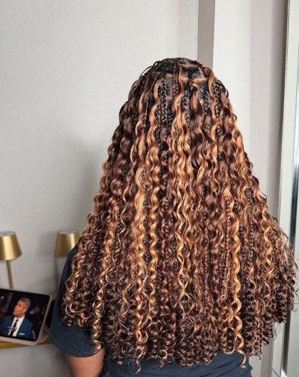 Medium bohemian braids