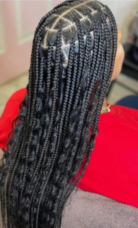 Large bohemian braids